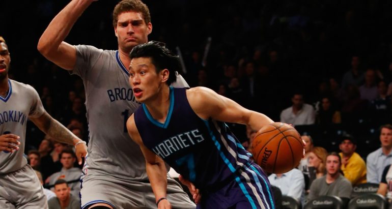 Jeremy Lin Drive by Brook Lopez