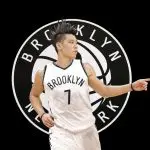 Jeremy Lin in Nets Jersey
