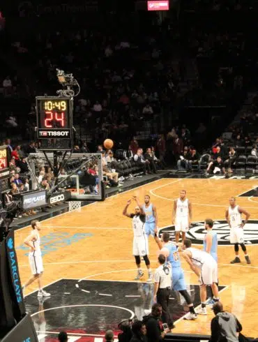 Trevor Booker Shooting Free Throw Nets vs Nuggets 12/7/16