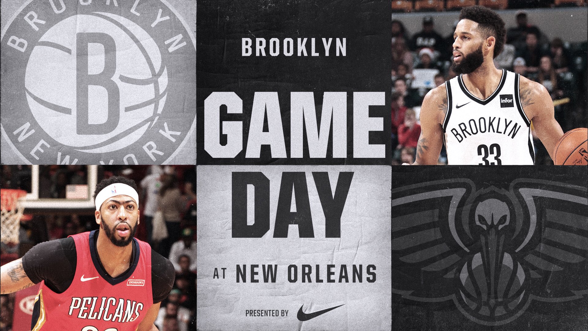 Nets at Pelicans 12-27-17 Graphic