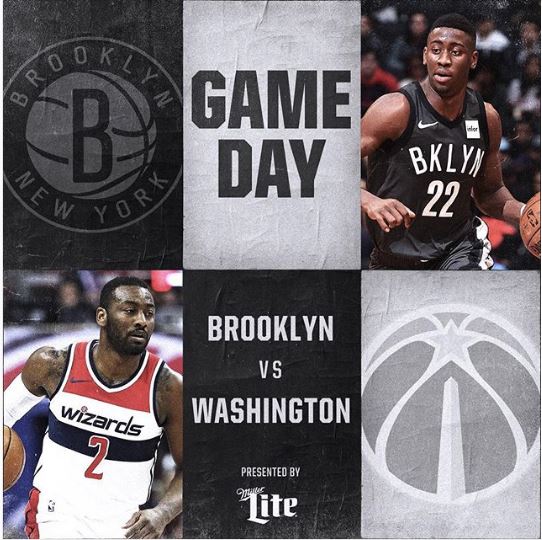 Nets vs Wizards 12-22-17 Graphic