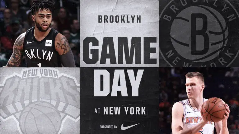 Brooklyn Nets at New York Knicks 1-30-18 Graphic
