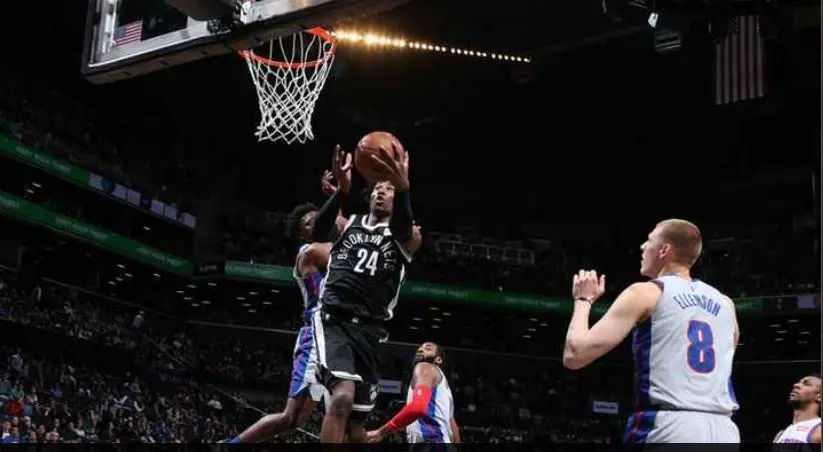 Brooklyn Nets vs Detroit Pistons post game 4.1.18.JPG