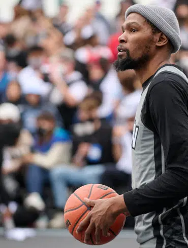 Kevin Durant at 2021 Practice in the Park
