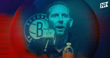 Sean Marks on custom Nets Republic Graphic