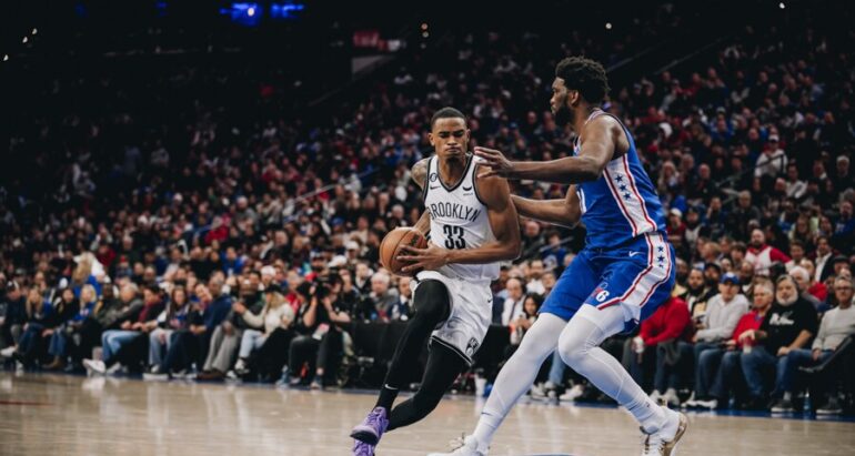 Nic Claxton and Joel Embiid